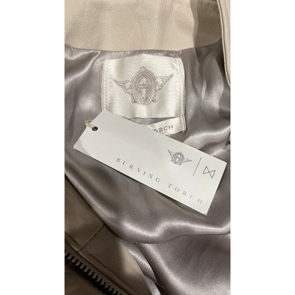 BURNING TORCH LEATHER JACKET BNWT - Picture 14 of 14